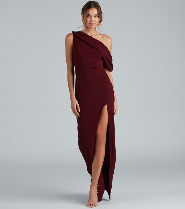 Octavia Formal A-Line Crepe Dress | Windsor